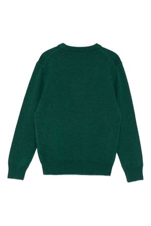 maglione in cotone verde SAINT BARTH KIDS | DOU000101672I